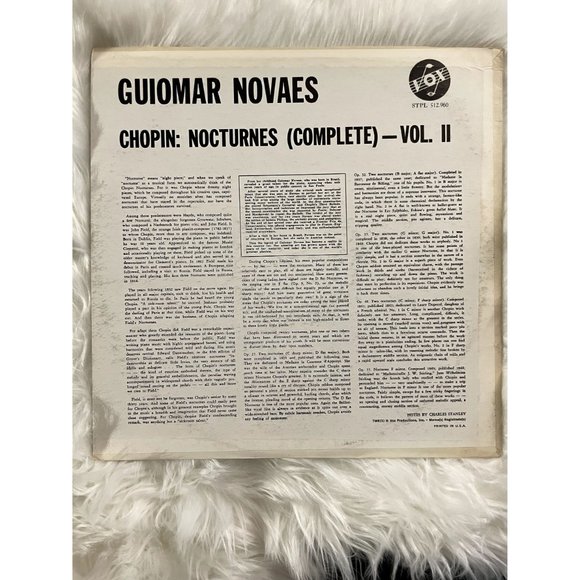1957 Vinyl of Chopin: Nocturnes (COMPLETE) - VOL. II Performed By Guiomar Novaes - Picture 4 of 8